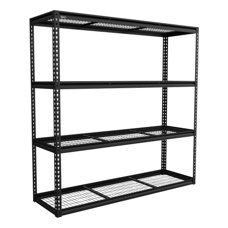 Sealey APMR1 Heavy-Duty Modular Racking Unit with 4 Mesh Shelves 300kg Capacity Per Level - APMR1 - Sealey Tools UK - Trade Counter Direct