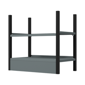 Sealey APMRB1 Modular Storage Base unit 2 Shelves 580mm - APMRB1 - Sealey Tools UK - Trade Counter Direct