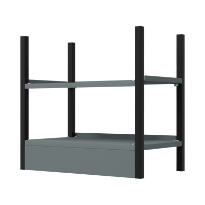 Sealey APMRB1 Modular Storage Base unit 2 Shelves 580mm - APMRB1 - Sealey Tools UK - Trade Counter Direct