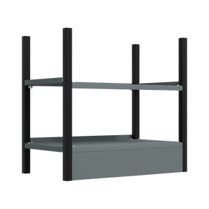 Sealey APMRB1 Modular Storage Base unit 2 Shelves 580mm - APMRB1 - Sealey Tools UK - Trade Counter Direct