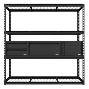Sealey APMRCOMBO1 Heavy-Duty Modular Racking Kit with 3 Storage Units - APMRCOMBO1 - Sealey Tools UK - Trade Counter Direct