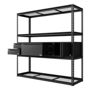 Sealey APMRCOMBO1 Heavy-Duty Modular Racking Kit with 3 Storage Units - APMRCOMBO1 - Sealey Tools UK - Trade Counter Direct