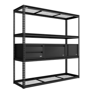 Sealey APMRCOMBO1 Heavy-Duty Modular Racking Kit with 3 Storage Units - APMRCOMBO1 - Sealey Tools UK - Trade Counter Direct