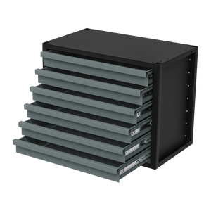 Sealey APMRM1 Modular Storage Mid Unit 6 Drawer 580mm - APMRM1 - Sealey Tools UK - Trade Counter Direct