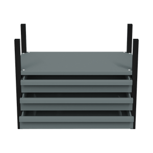 Sealey APMRM2 Modular Storage Mid Unit 3 Drawer & 1 Shelf 580mm - APMRM2 - Sealey Tools UK - Trade Counter Direct