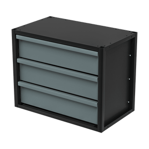 Sealey APMRM3 Modular Storage Mid Unit 3 Drawer 580mm - APMRM3 - Sealey Tools UK - Trade Counter Direct