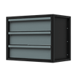 Sealey APMRM3 Modular Storage Mid Unit 3 Drawer 580mm - APMRM3 - Sealey Tools UK - Trade Counter Direct
