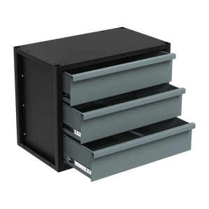 Sealey APMRM3 Modular Storage Mid Unit 3 Drawer 580mm - APMRM3 - Sealey Tools UK - Trade Counter Direct