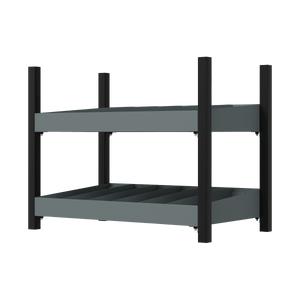 Sealey APMRM4 Modular Storage Mid Unit 2 Compartment Shelve 580mm - APMRM4 - Sealey Tools UK - Trade Counter Direct