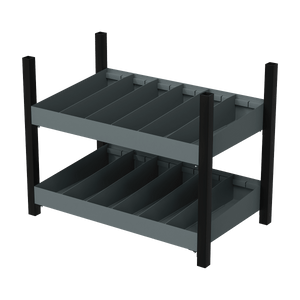 Sealey APMRM4 Modular Storage Mid Unit 2 Compartment Shelve 580mm - APMRM4 - Sealey Tools UK - Trade Counter Direct