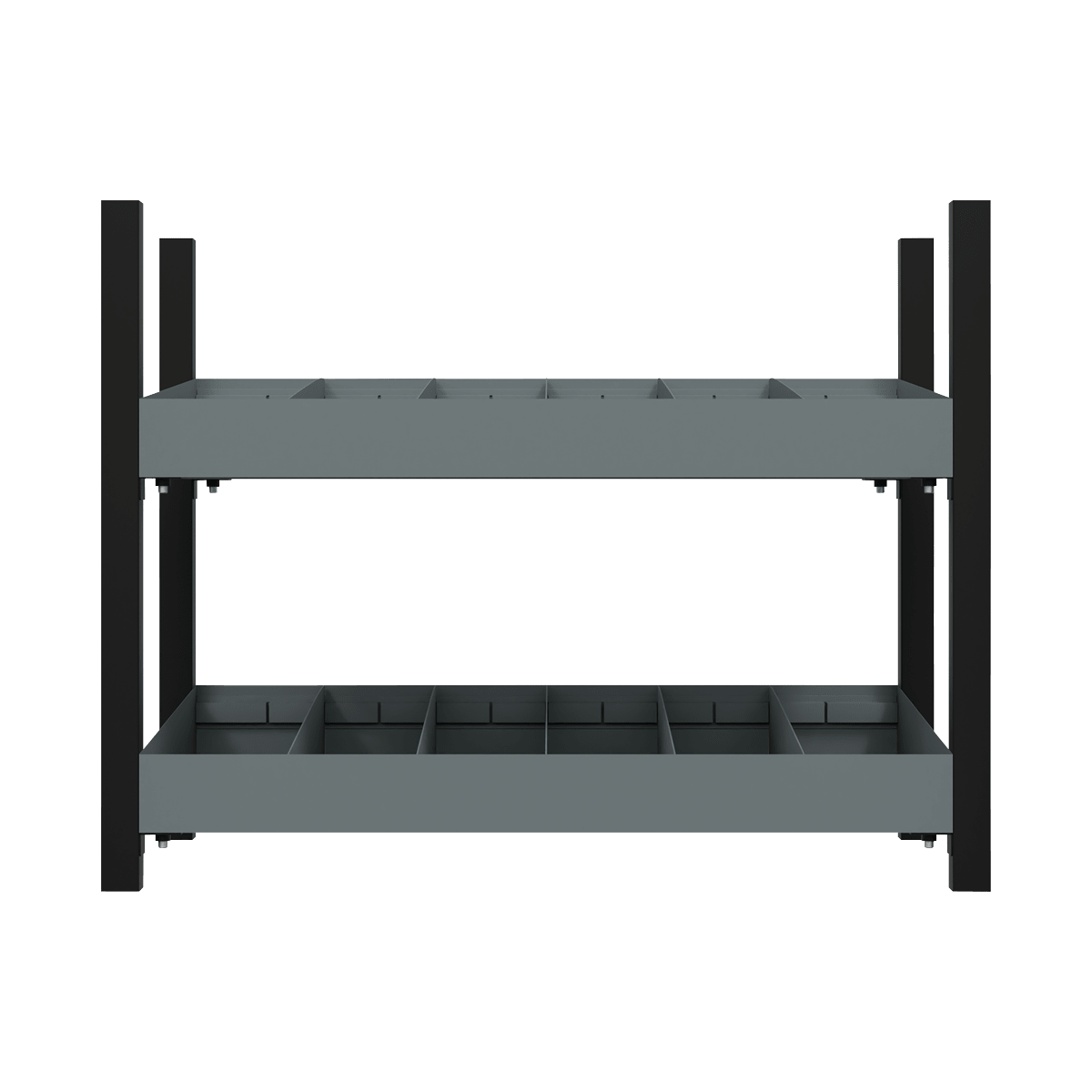 Sealey APMRM4 Modular Storage Mid Unit 2 Compartment Shelve 580mm - APMRM4 - Sealey Tools UK - Trade Counter Direct