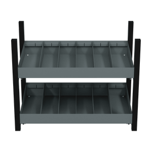 Sealey APMRM4 Modular Storage Mid Unit 2 Compartment Shelve 580mm - APMRM4 - Sealey Tools UK - Trade Counter Direct
