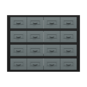 Sealey APMRM5 Modular Storage Mid Unit 16 Small Drawers 580mm - APMRM5 - Sealey Tools UK - Trade Counter Direct