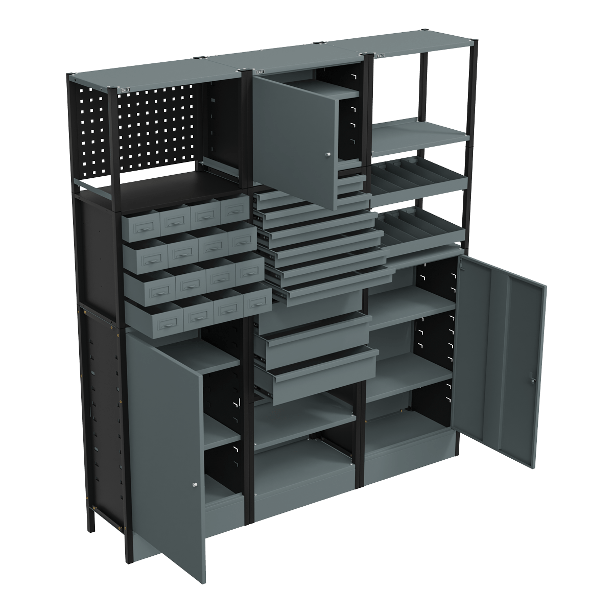 Sealey APMRSTACK1 Modular Storage System Combo 1.74m - APMRSTACK1 - Sealey Tools UK - Trade Counter Direct