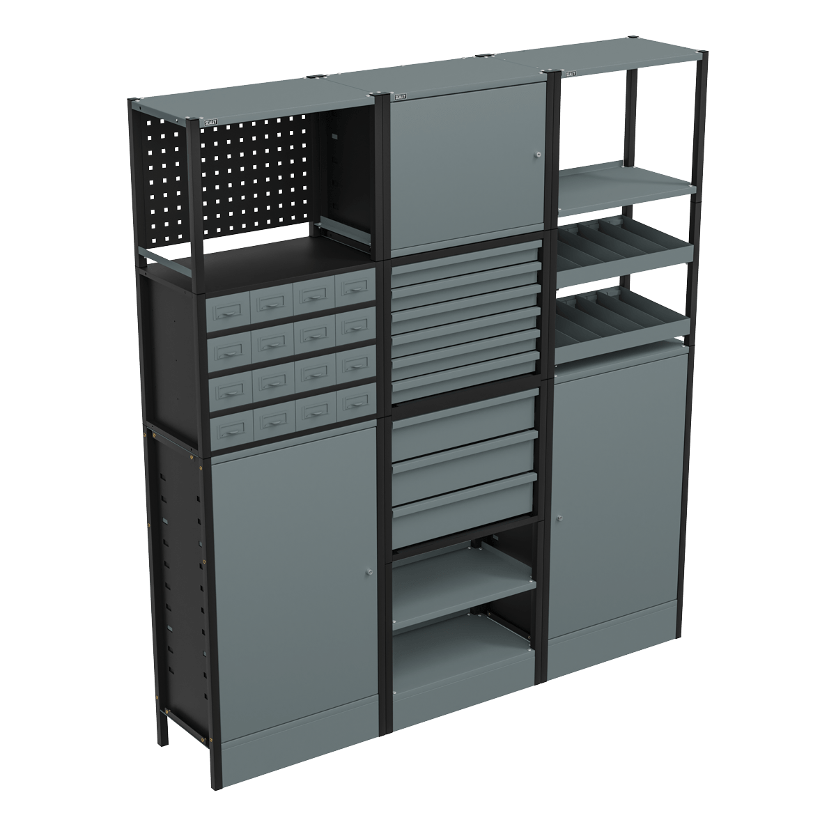 Sealey APMRSTACK1 Modular Storage System Combo 1.74m - APMRSTACK1 - Sealey Tools UK - Trade Counter Direct