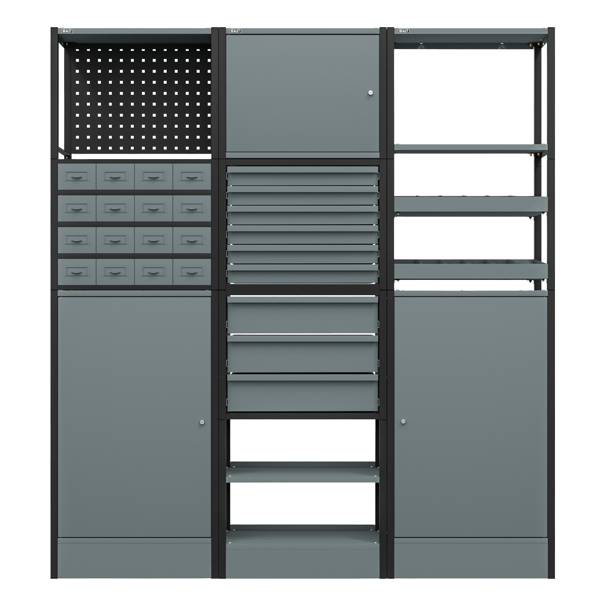 Sealey APMRSTACK1 Modular Storage System Combo 1.74m - APMRSTACK1 - Sealey Tools UK - Trade Counter Direct