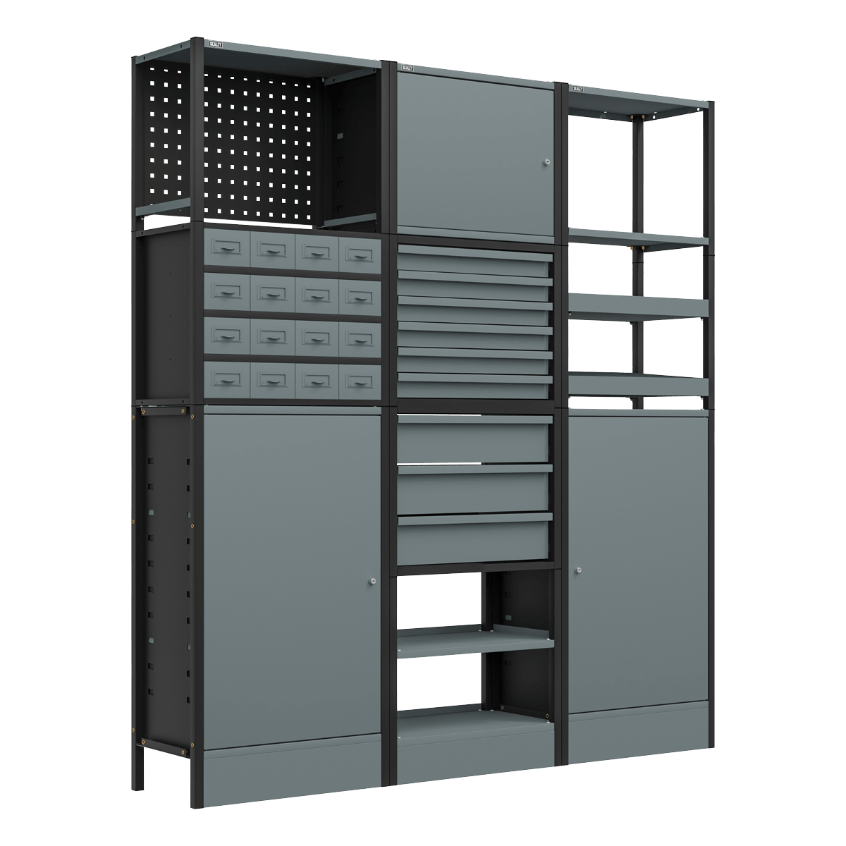 Sealey APMRSTACK1 Modular Storage System Combo 1.74m - APMRSTACK1 - Sealey Tools UK - Trade Counter Direct
