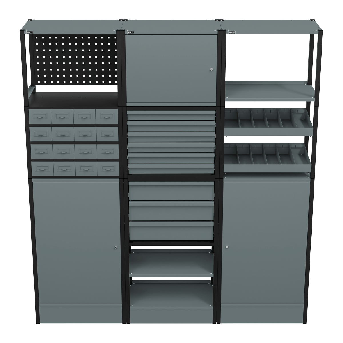 Sealey APMRSTACK1 Modular Storage System Combo 1.74m - APMRSTACK1 - Sealey Tools UK - Trade Counter Direct
