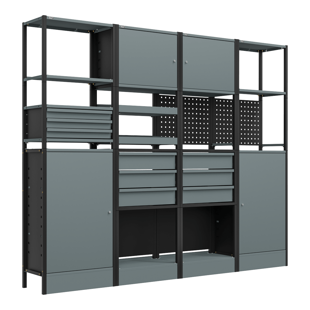 Sealey APMRSTACK2 Modular Storage System Combo 2.32m - APMRSTACK2 - Sealey Tools UK - Trade Counter Direct