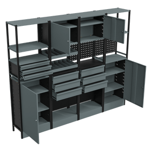 Sealey APMRSTACK2 Modular Storage System Combo 2.32m - APMRSTACK2 - Sealey Tools UK - Trade Counter Direct