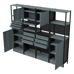 Sealey APMRSTACK2 Modular Storage System Combo 2.32m - APMRSTACK2 - Sealey Tools UK - Trade Counter Direct