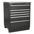 Sealey APMS03 Modular Floor Cabinet 6 Drawer 775mm Heavy - Duty - APMS03 - Sealey Tools UK - Trade Counter Direct