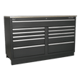 Sealey APMS04 Modular Floor Cabinet 11 Drawer 1550mm Heavy - Duty - APMS04 - Sealey Tools UK - Trade Counter Direct