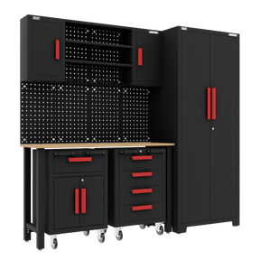 Sealey APMS12OP American PRO® Complete Garage Storage System with 2 Mobile Trolleys - APMS12OP - Sealey Tools UK - Trade Counter Direct