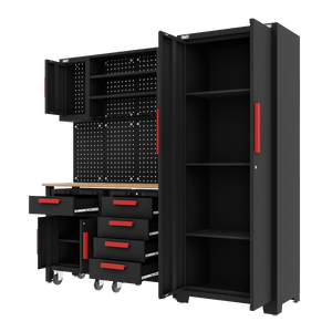 Sealey APMS12OP American PRO® Complete Garage Storage System with 2 Mobile Trolleys - APMS12OP - Sealey Tools UK - Trade Counter Direct
