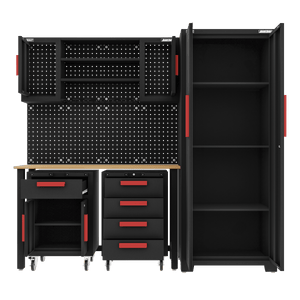 Sealey APMS12OP American PRO® Complete Garage Storage System with 2 Mobile Trolleys - APMS12OP - Sealey Tools UK - Trade Counter Direct