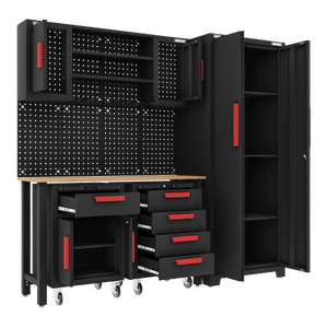 Sealey APMS12OP American PRO® Complete Garage Storage System with 2 Mobile Trolleys - APMS12OP - Sealey Tools UK - Trade Counter Direct