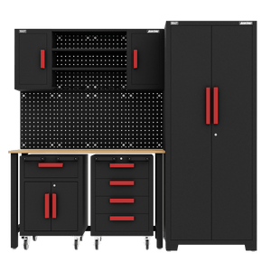 Sealey APMS12OP American PRO® Complete Garage Storage System with 2 Mobile Trolleys - APMS12OP - Sealey Tools UK - Trade Counter Direct