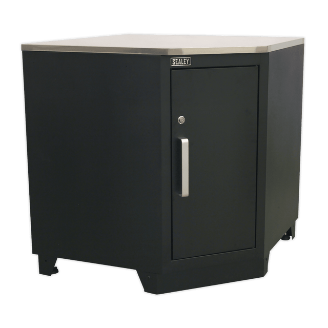 Sealey APMS15 Modular Corner Floor Cabinet 930mm Heavy - Duty - APMS15 - Sealey Tools UK - Trade Counter Direct
