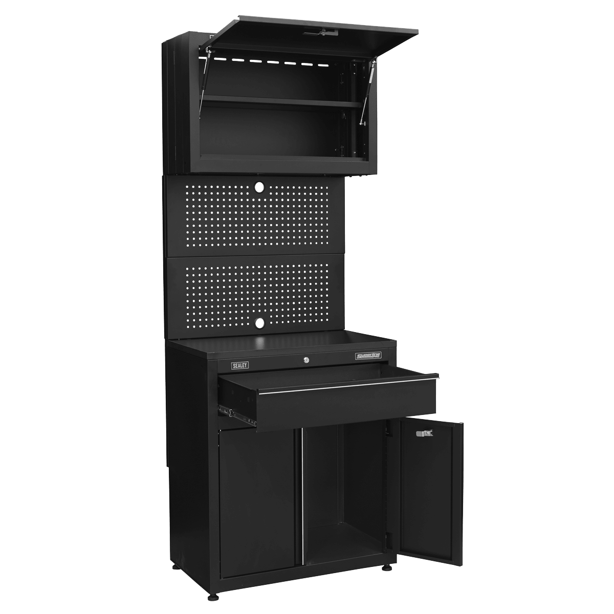 Sealey APMS2HFPD Superline PRO® Rapid-Fit Modular Wall & Base Cabinet with Drawer - APMS2HFPD - Sealey Tools UK - Trade Counter Direct