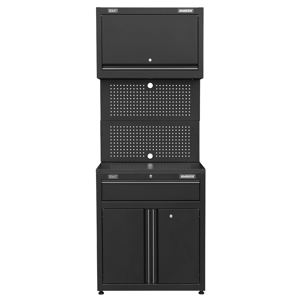Sealey APMS2HFPD Superline PRO® Rapid-Fit Modular Wall & Base Cabinet with Drawer - APMS2HFPD - Sealey Tools UK - Trade Counter Direct
