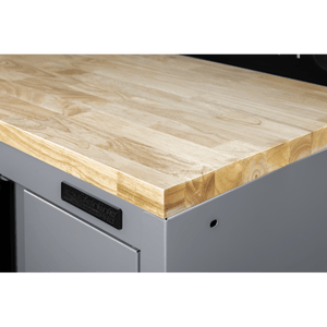 Sealey APMS30WB Superline PRO® Black Edition Rubber Wood Worktop 1360mm - APMS30WB - Sealey Tools UK - Trade Counter Direct