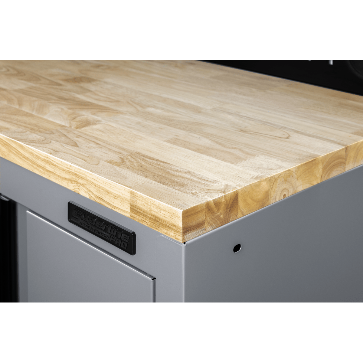 Sealey APMS30WC Superline PRO® Black Edition Rubber Wood Worktop 2040mm - APMS30WC - Sealey Tools UK - Trade Counter Direct