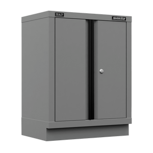 Sealey APMS33BE Superline PRO® Black Edition Modular Floor Cabinet 2 Door 680mm - APMS33BE - Sealey Tools UK - Trade Counter Direct