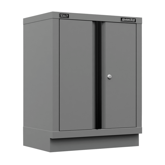 Sealey APMS33BE Superline PRO® Black Edition Modular Floor Cabinet 2 Door 680mm - APMS33BE - Sealey Tools UK - Trade Counter Direct