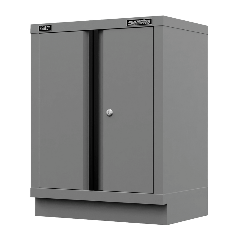 Sealey APMS33BE Superline PRO® Black Edition Modular Floor Cabinet 2 Door 680mm - APMS33BE - Sealey Tools UK - Trade Counter Direct