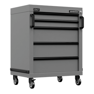 Sealey APMS34BE Superline PRO® Black Edition Modular Mobile Cabinet 5 Drawer 650mm - APMS34BE - Sealey Tools UK - Trade Counter Direct