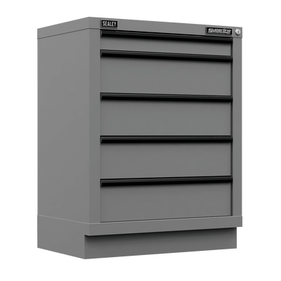 Sealey APMS35BE Superline PRO® Modular Cabinet 5 Drawer 680mm - APMS35BE - Sealey Tools UK - Trade Counter Direct