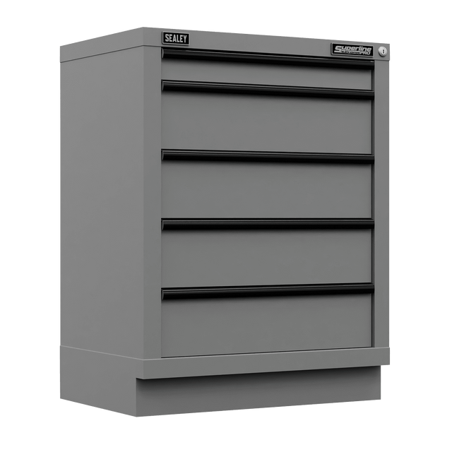Sealey APMS35BE Superline PRO® Modular Cabinet 5 Drawer 680mm - APMS35BE - Sealey Tools UK - Trade Counter Direct