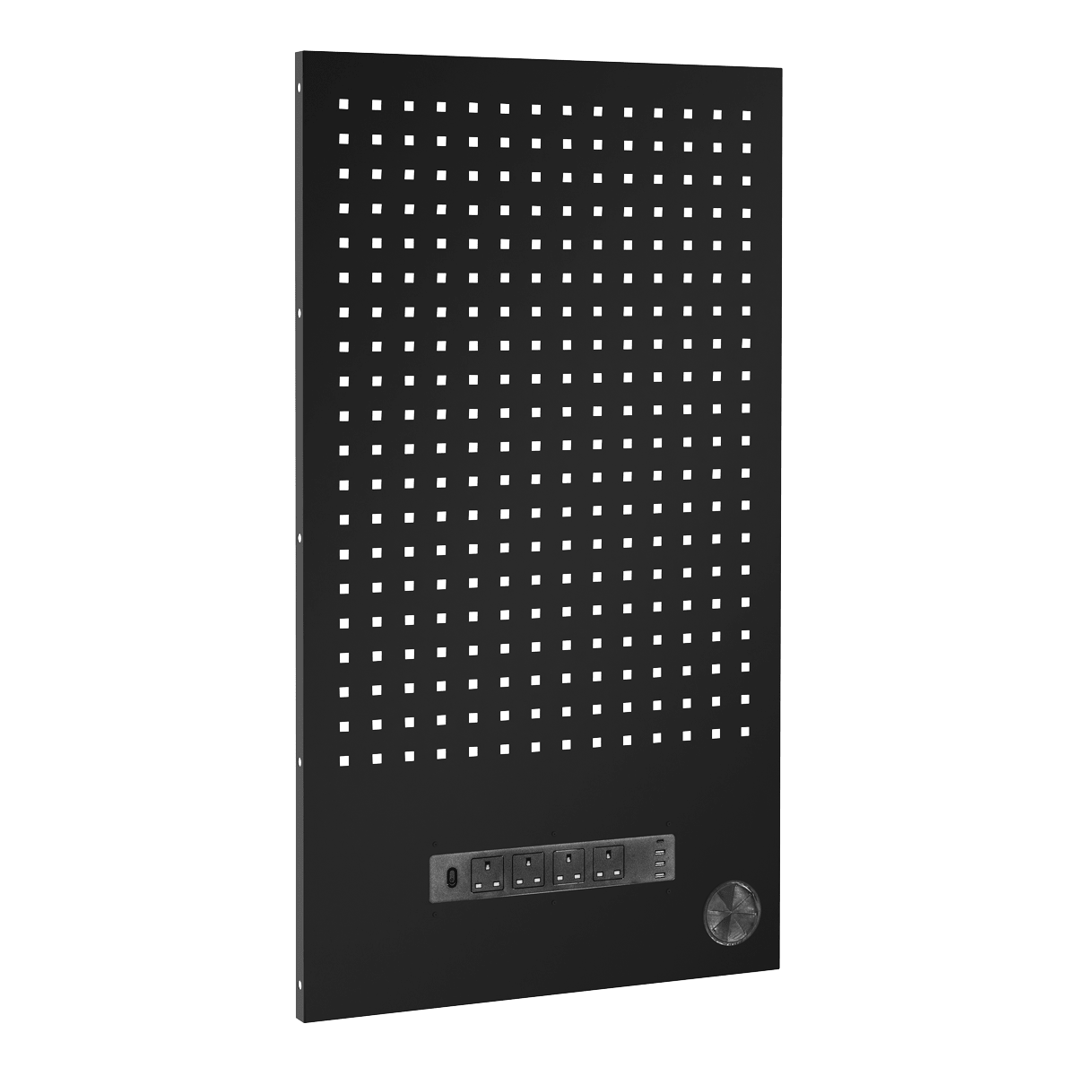 Sealey APMS3BEBP Superline PRO® Black Edition Modular Back Panel with Power Bar 600mm - APMS3BEBP - Sealey Tools UK - Trade Counter Direct