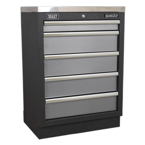 Sealey APMS59 Modular 5 Drawer Cabinet 680mm - APMS59 - Sealey Tools UK - Trade Counter Direct