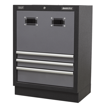 Sealey APMS63 Superline PRO® Modular Reel Cabinet 3 Drawer 680mm - APMS63 - Sealey Tools UK - Trade Counter Direct