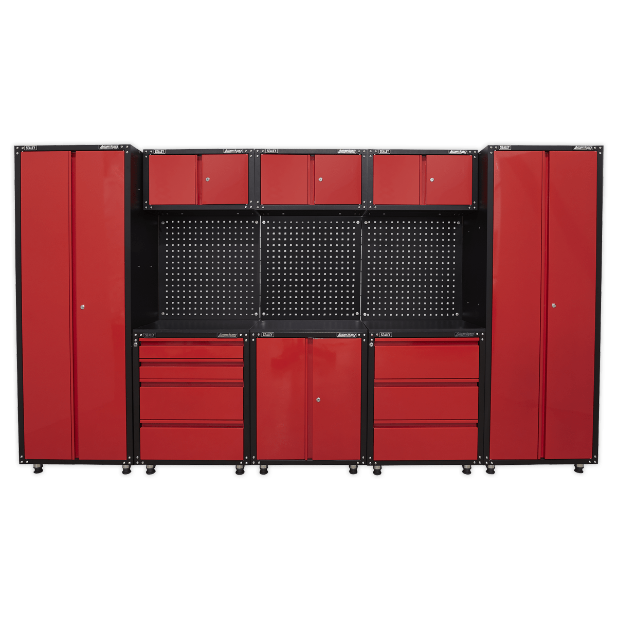 Sealey APMS80COMBO1 American PRO® 3.3m Storage System - APMS80COMBO1 - Sealey Tools UK - Trade Counter Direct