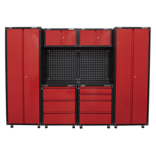 Sealey APMS80COMBO2 American Pro 2.6m Storage System - APMS80COMBO2 - Sealey Tools UK - Trade Counter Direct