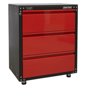 Sealey APMS82 Modular 3 Drawer Cabinet with Worktop 665mm - APMS82 - Sealey Tools UK - Trade Counter Direct