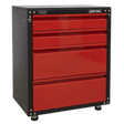 Sealey APMS84 Modular 4 Drawer Cabinet with Worktop 665mm - APMS84 - Sealey Tools UK - Trade Counter Direct